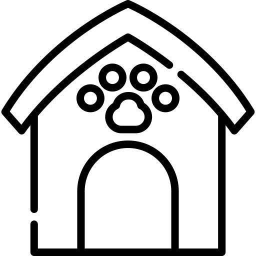 Tierheilpraxis Am Moor - Tierheilpraktikerin, Aromaberaterin, Hundepension - Symbol für Hundehütte